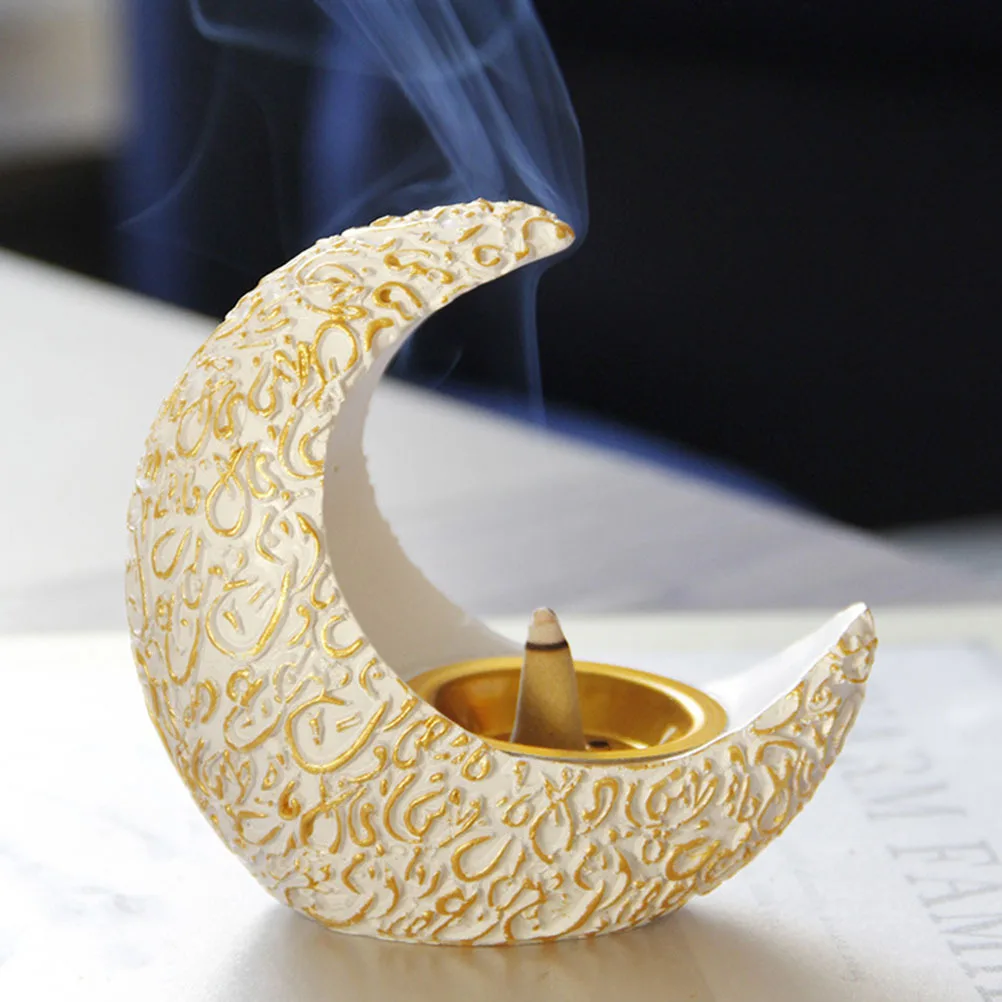 1Pcs Crescent Shaped Incense Burner White Middle East Arab Style Resin Aroma Stove Elegant Censer Tabletop Ornament
1Pcs Crescent Shaped Incense Burner White Middle East Arab Style Resin Aroma Stove Elegant Censer Tabletop Ornament