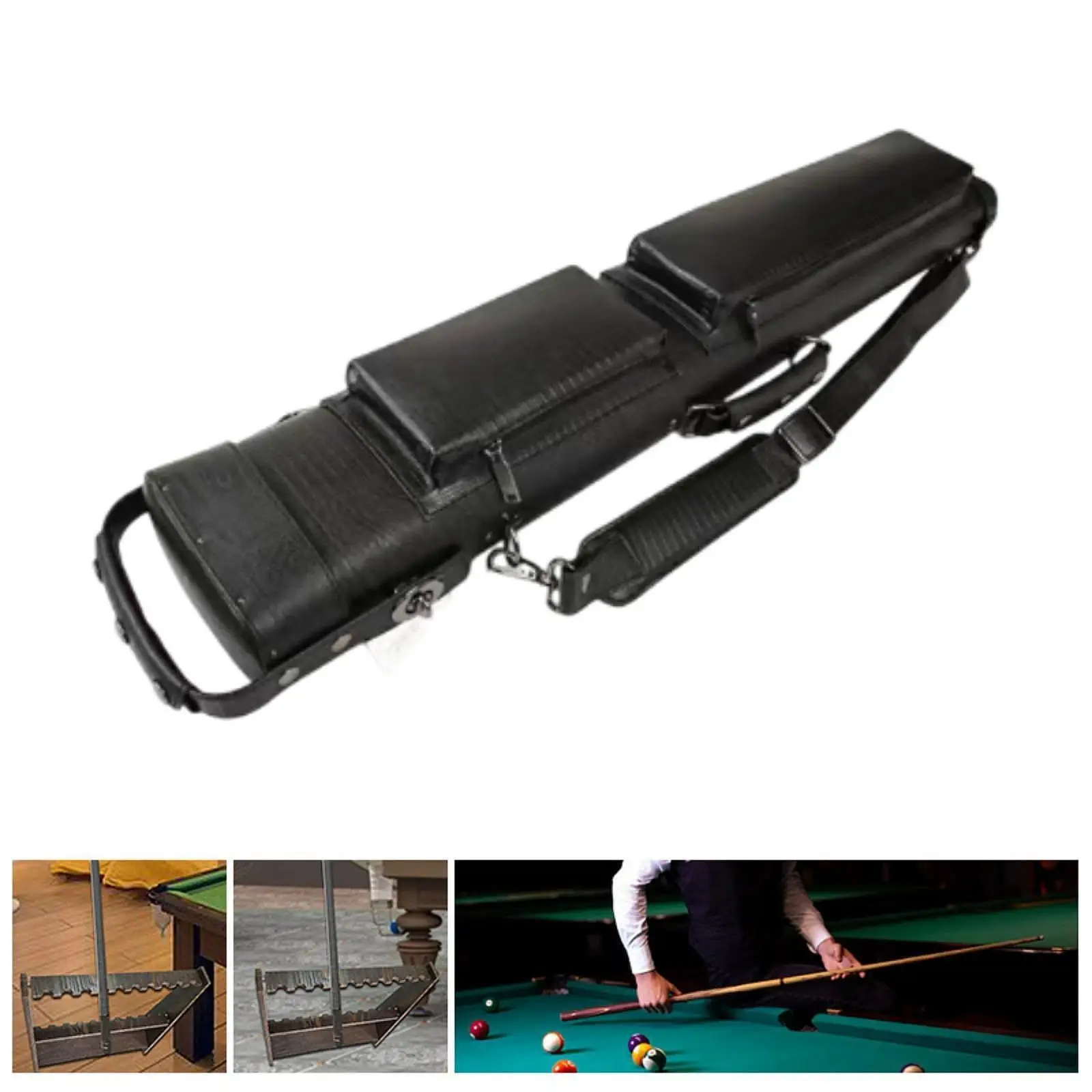 Pool Cue Case Lightweight Anti Scratch Velvet Lining Pool Cue Storage Pouch
Pool Cue Case Lightweight Anti Scratch Velvet Lining Pool Cue Storage Pouch