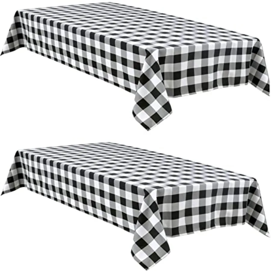 Buffalo Plaid Tablecloth Waterproof 2 Pack 60 x 102 inch - Checke Table Cloth Rectangle for Outdoor Picnic/Party/Dining
Buffalo Plaid Tablecloth Waterproof 2 Pack 60 x 102 inch - Checke Table Cloth Rectangle for Outdoor Picnic/Party/Dining