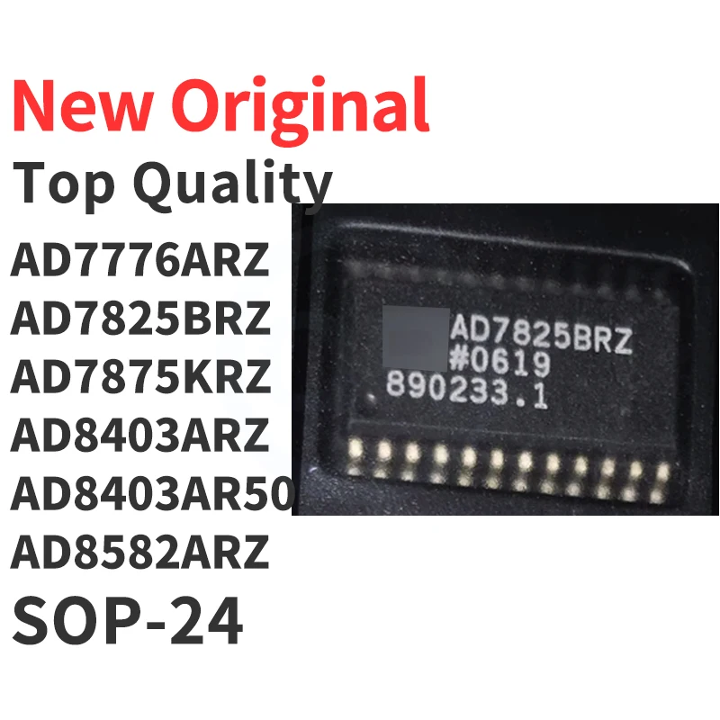 (10 Pieces) AD7776ARZ AD7825BRZ AD7875KRZ AD8403ARZ AD8403AR50 AD8582ARZ SOP-24 New Original
(10 Pieces) AD7776ARZ AD7825BRZ AD7875KRZ AD8403ARZ AD8403AR50 AD8582ARZ SOP-24 New Original