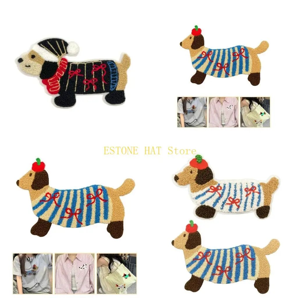 49MF Fun Dog Embroidered Patches Clothe Repair Patches for Customizing Craft Project
49MF Fun Dog Embroidered Patches Clothe Repair Patches for Customizing Craft Project