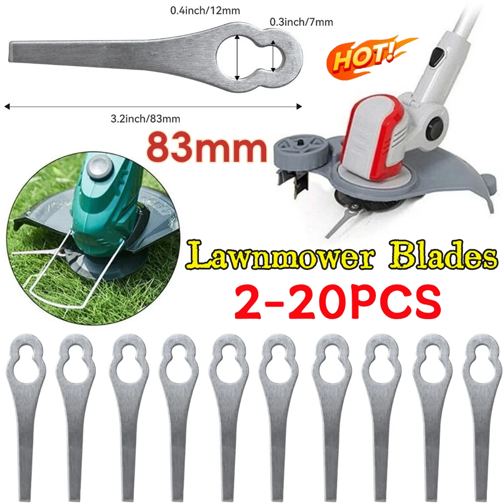 2-20PCS Lawnmower Blades Mowing Machine Blades Durable Grass Cutting Metal Blades Easy To Install Garden Power Tool
2-20PCS Lawnmower Blades Mowing Machine Blades Durable Grass Cutting Metal Blades Easy To Install Garden Power Tool