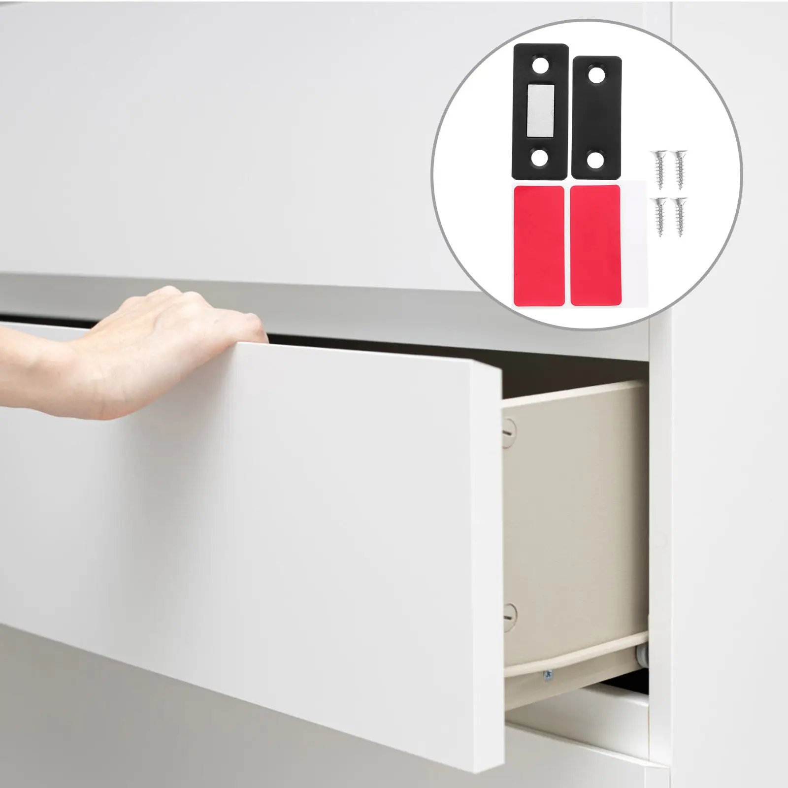 12Set Concealed Magnetic Door Catch for Closet Cabinet Drawer Doors Sleek Design Rust Resistant Steel Material Cabinet Closure
12Set Concealed Magnetic Door Catch for Closet Cabinet Drawer Doors Sleek Design Rust Resistant Steel Material Cabinet Closure