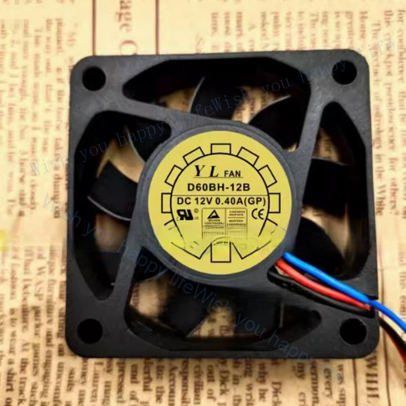 Вентилятор охлаждения V+ для Y.L.FAN 6015 12V D60BH-12B 6 см, с двойным шарикоподшипником, для проекторов
Вентилятор охлаждения V+ для Y.L.FAN 6015 12V D60BH-12B 6 см, с двойным шарикоподшипником, для проекторов