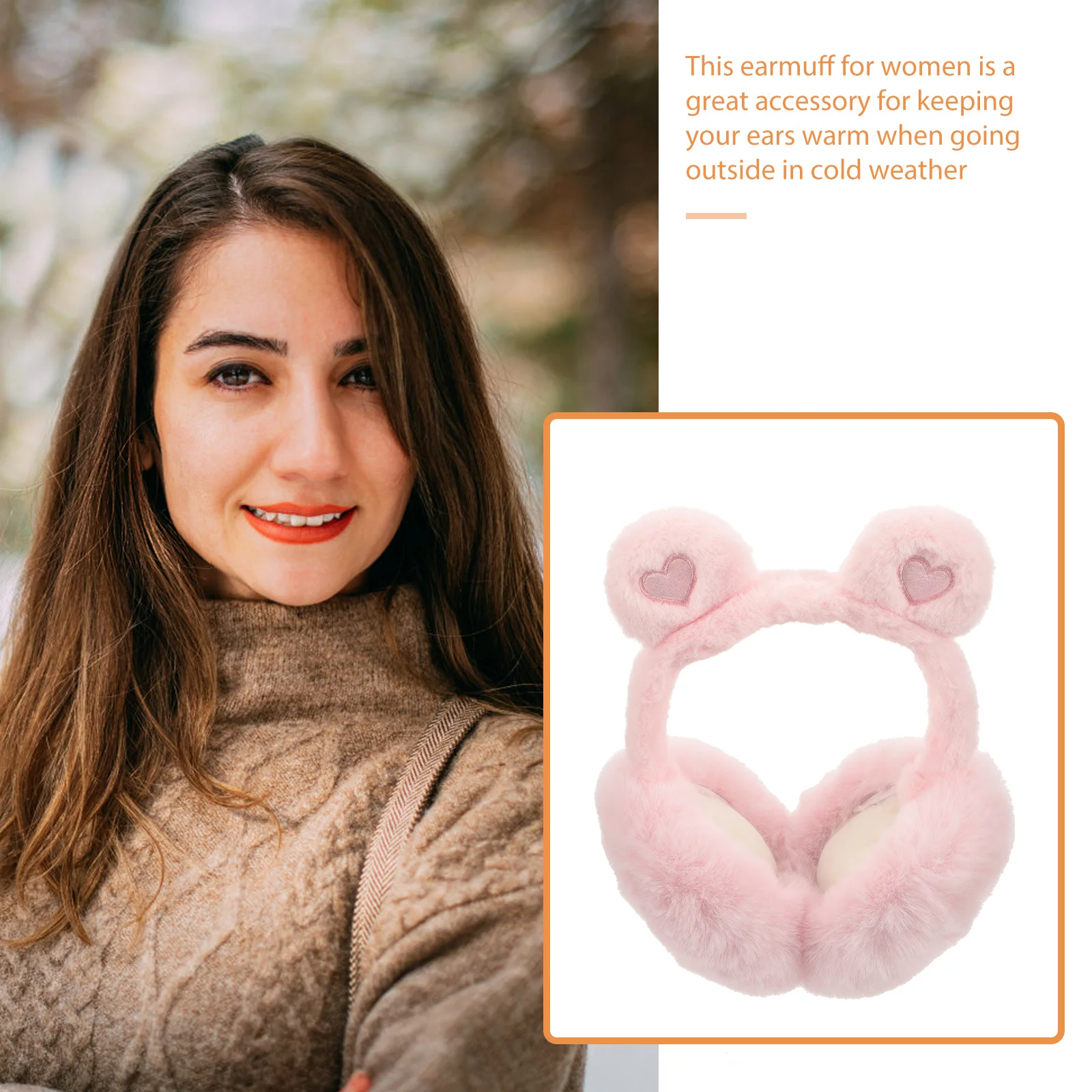 Ear Women Furry Earmuff Earmuffs Warmer For Adults Outdoor Lightweight Warm Earmuffs Cute Gift Accessory
Ear Women Furry Earmuff Earmuffs Warmer For Adults Outdoor Lightweight Warm Earmuffs Cute Gift Accessory