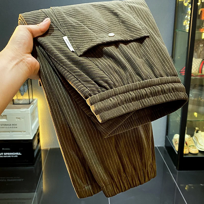 American High-End Sports Pants Men 2024 New Autumn Clothing Loose Drawstring Ankle-Tied Harlan Casual Long Pants
American High-End Sports Pants Men 2024 New Autumn Clothing Loose Drawstring Ankle-Tied Harlan Casual Long Pants