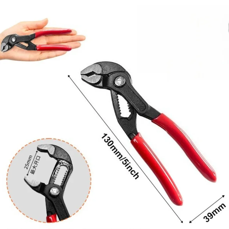 5/7 inch Wrench Pipe Plier Multitool Functional Shifting Spanner Pump Clamp Mini Adjustable Stenciled Crescent Wrench Plier
5/7 inch Wrench Pipe Plier Multitool Functional Shifting Spanner Pump Clamp Mini Adjustable Stenciled Crescent Wrench Plier
