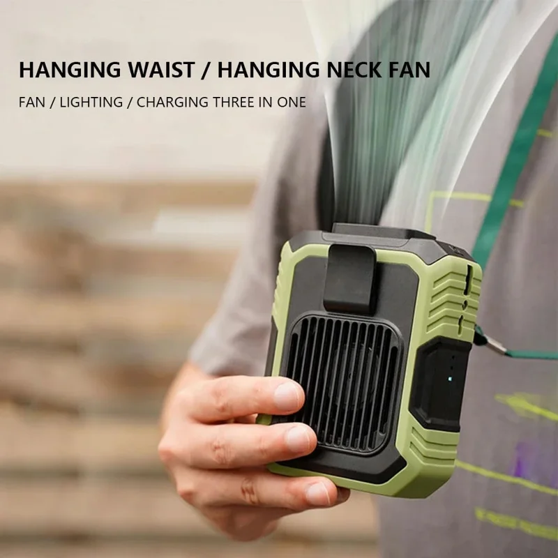 Portable Rechargeable Waist Fan - Speeds to 6600RPM,4000mAh Battery,Strong Airflow with Hands-Free Hanging Neck and Clip Desig
Portable Rechargeable Waist Fan - Speeds to 6600RPM,4000mAh Battery,Strong Airflow with Hands-Free Hanging Neck and Clip Desig