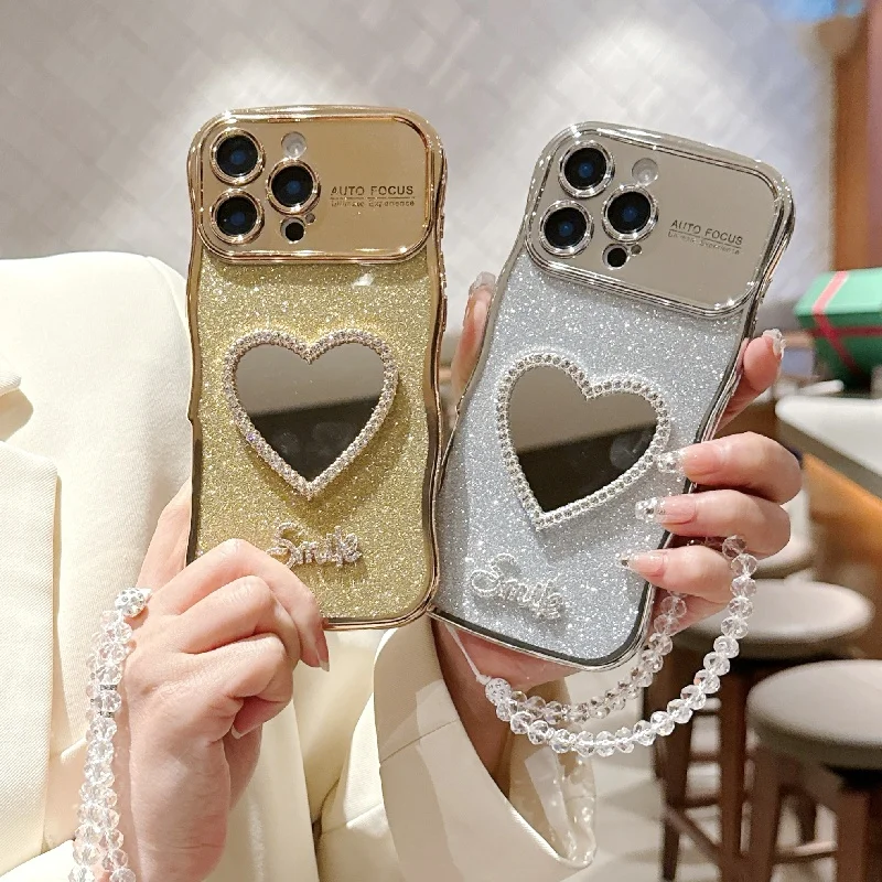 Чехол Love Mirror с блестками и ремешком для iPhone 16, 15, 14 Plus Pro Max 13 12 11 Pro Max 16E, чехол с гальваническим покрытием из ТПУ
Чехол Love Mirror с блестками и ремешком для iPhone 16, 15, 14 Plus Pro Max 13 12 11 Pro Max 16E, чехол с гальваническим покрытием из ТПУ