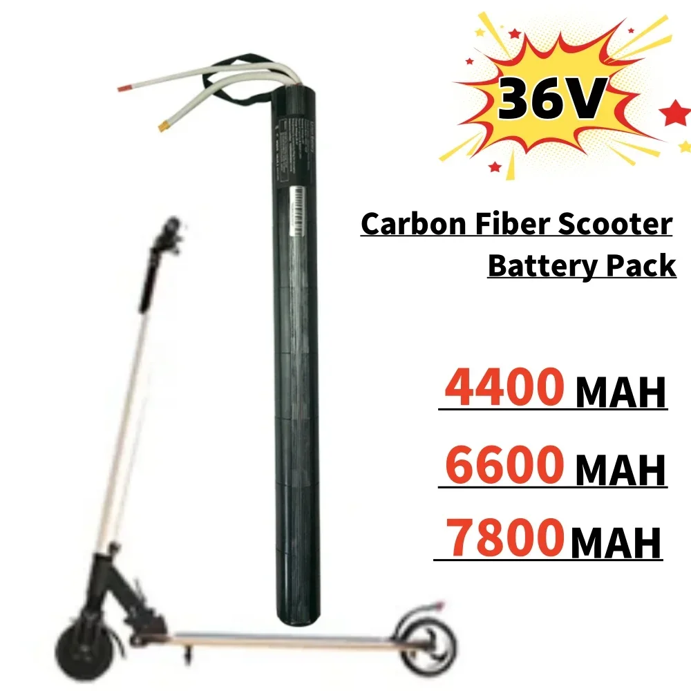 36V 4400mAH 6600mAH 7800mAH Lithium ion Battery Pack for Carbon Fiber Electric Scooter Battery
36V 4400mAH 6600mAH 7800mAH Lithium ion Battery Pack for Carbon Fiber Electric Scooter Battery