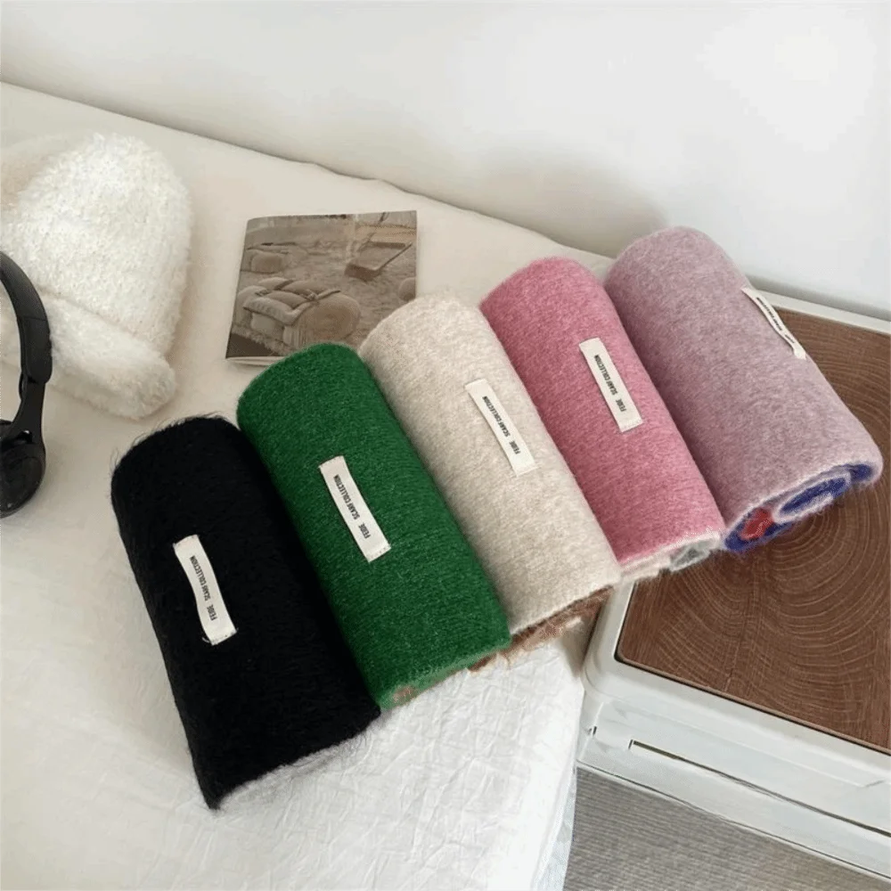 Мягкие накидки, лоскутный цветной шарф, грелка для шеи, кашемировая шаль в корейском стиле, ветрозащитный утолщенный зимний шарф на шею, уличный 
Мягкие накидки, лоскутный цветной шарф, грелка для шеи, кашемировая шаль в корейском стиле, ветрозащитный утолщенный зимний шарф на шею, уличный