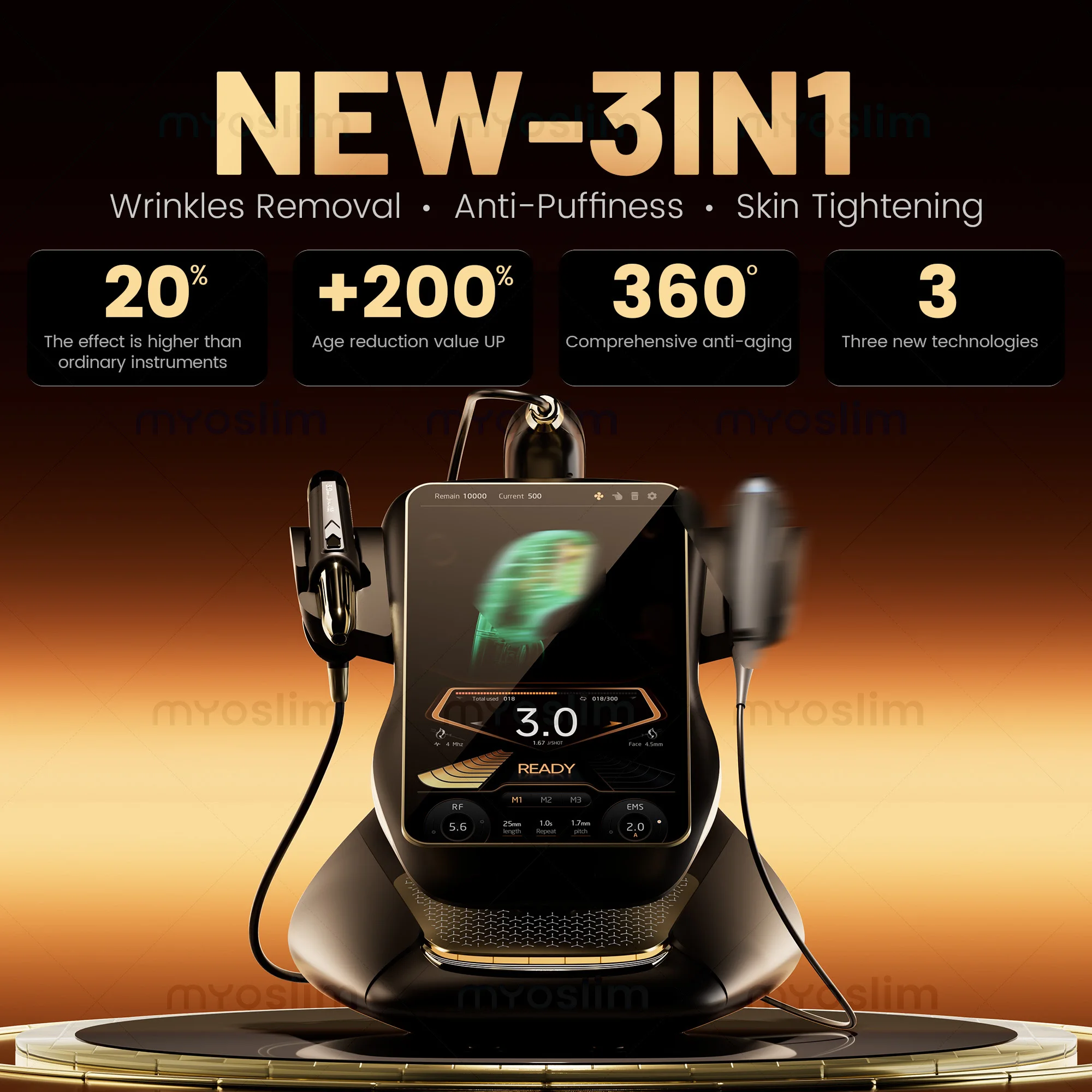 New Hot 25D 360MAX Beauty Machine for Facial Lifting Body Slimming and Fat Reduction Newest Model
New Hot 25D 360MAX Beauty Machine for Facial Lifting Body Slimming and Fat Reduction Newest Model