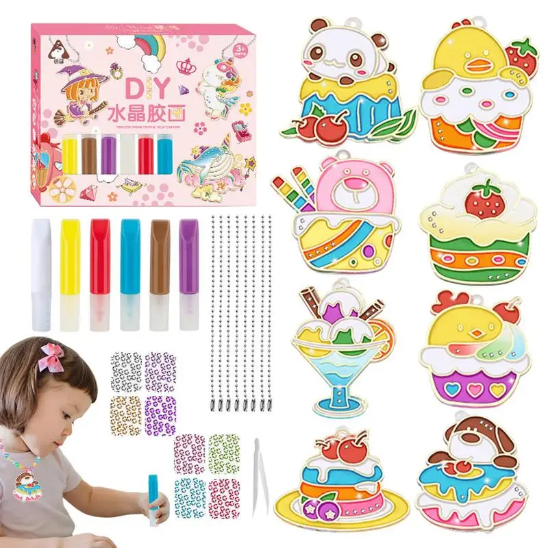 Crystal Painting For Kids 3D Crystal Pendant Painting Set Kids And Adults Baking-free Glue Painting DIY Graffiti Crafts Fun
Crystal Painting For Kids 3D Crystal Pendant Painting Set Kids And Adults Baking-free Glue Painting DIY Graffiti Crafts Fun