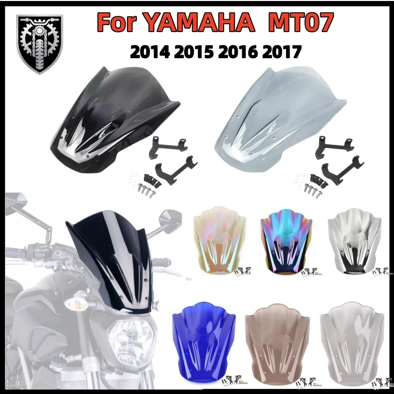 For FZ07 MT 07 MT07 Front Windshield Windscreen for YAMAHA MT 07 MT07 2014 2015 2016 2017 Windshield Wind Deflector Windscreen
For FZ07 MT 07 MT07 Front Windshield Windscreen for YAMAHA MT 07 MT07 2014 2015 2016 2017 Windshield Wind Deflector Windscreen