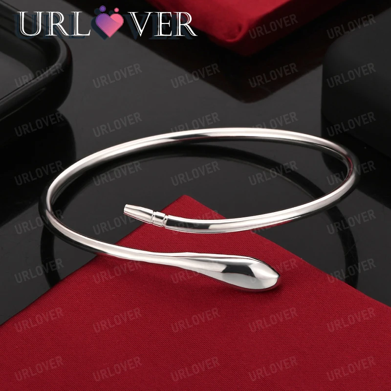 Fashion Charm Jewelry 925 Sterling Silver Bangle For Men Woman Party Wedding Accessories Birthday Gift Silver Bangle Ornament
Fashion Charm Jewelry 925 Sterling Silver Bangle For Men Woman Party Wedding Accessories Birthday Gift Silver Bangle Ornament
