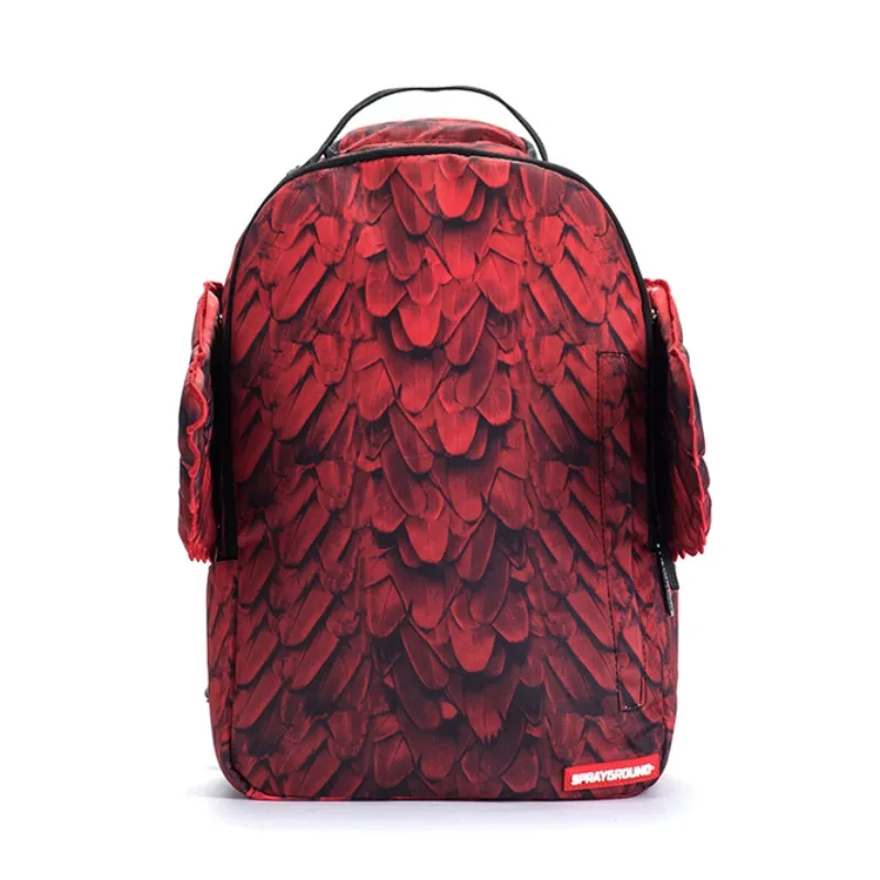 Модный брендовый рюкзак с принтом крыльев красного пера, персонализированная школьная сумка большой емкости для школьников, дорожная сумка
Модный брендовый рюкзак с принтом крыльев красного пера, персонализированная школьная сумка большой емкости для школьников, дорожная сумка