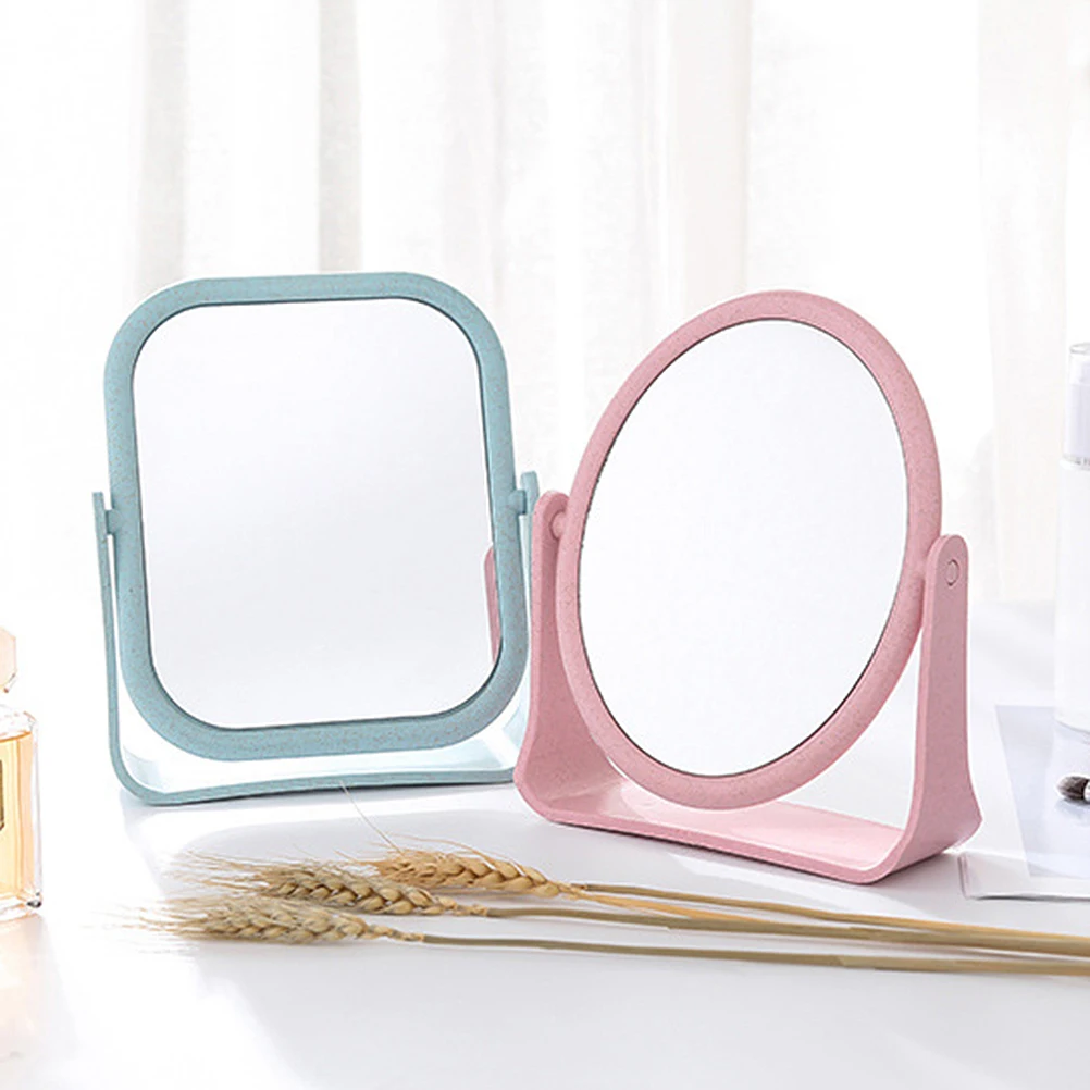 2Pcs Mirrors Practical Double-Sided Desktop Mirrors Scratch Resistant Blue Oval Square Design for Daily Use
2Pcs Mirrors Practical Double-Sided Desktop Mirrors Scratch Resistant Blue Oval Square Design for Daily Use