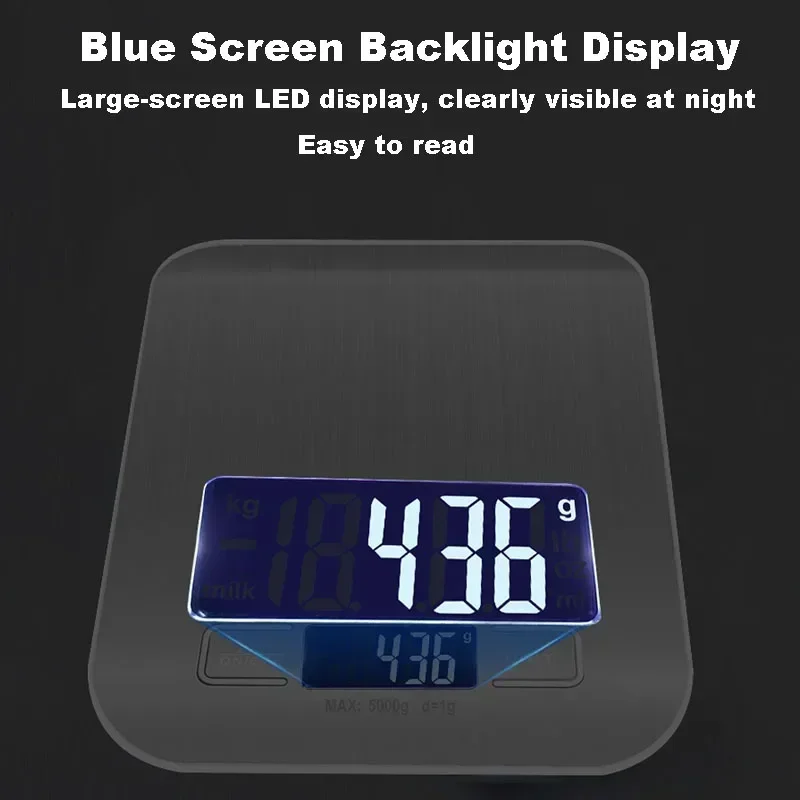 5/10Kg Portable Food Scale Baking Jewelry Powder Grams Weight Measuring Tool Electronic Scale LCD Display Kitchen Scale
5/10Kg Portable Food Scale Baking Jewelry Powder Grams Weight Measuring Tool Electronic Scale LCD Display Kitchen Scale