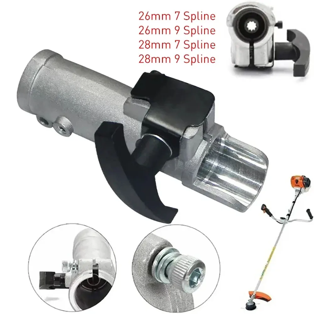 26mm 28mm 9 Teeth / 7 Teeth Square Shaft Connector Brush Joint Clamp For Lawnmower Irrigation Mower Parts
26mm 28mm 9 Teeth / 7 Teeth Square Shaft Connector Brush Joint Clamp For Lawnmower Irrigation Mower Parts