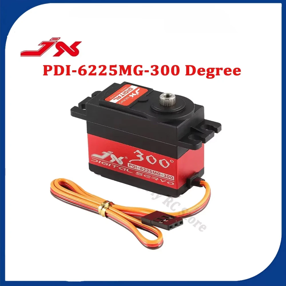 HawkSpeed PDI-6225MG 25kg Metal Gear Brushless Motor Digital Servo 300 Degrees RC Car High Torque Servo For Racing RC Car Parts
HawkSpeed PDI-6225MG 25kg Metal Gear Brushless Motor Digital Servo 300 Degrees RC Car High Torque Servo For Racing RC Car Parts