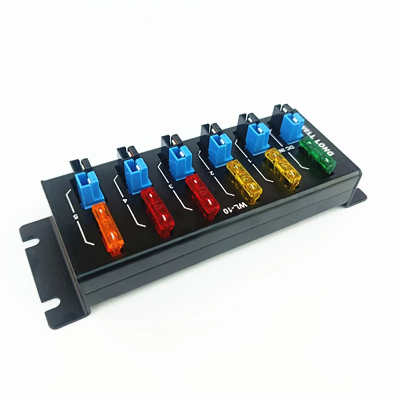 WELL LONG WL-10BL 6-Port Anderson Connector Splitter Power Splitter Power Strip Fixing For Shortwave Radios DC 36V 45A.
WELL LONG WL-10BL 6-Port Anderson Connector Splitter Power Splitter Power Strip Fixing For Shortwave Radios DC 36V 45A.