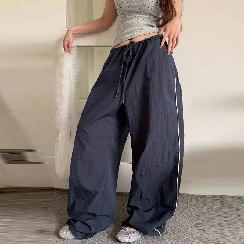 Y2K Striped Sweatpants Women Summer Streetwear Baggy Joggers Korean Casual Trousers Gyaru Harajuku Oversize Wide Leg Pants New
Y2K Striped Sweatpants Women Summer Streetwear Baggy Joggers Korean Casual Trousers Gyaru Harajuku Oversize Wide Leg Pants New