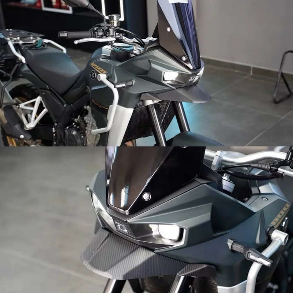 For Dry Carbon Fiber Front Fender & Front Lip Trim, Special Direct Fit Beak Modification for KOVE 800X, Lightweight Design
For Dry Carbon Fiber Front Fender & Front Lip Trim, Special Direct Fit Beak Modification for KOVE 800X, Lightweight Design