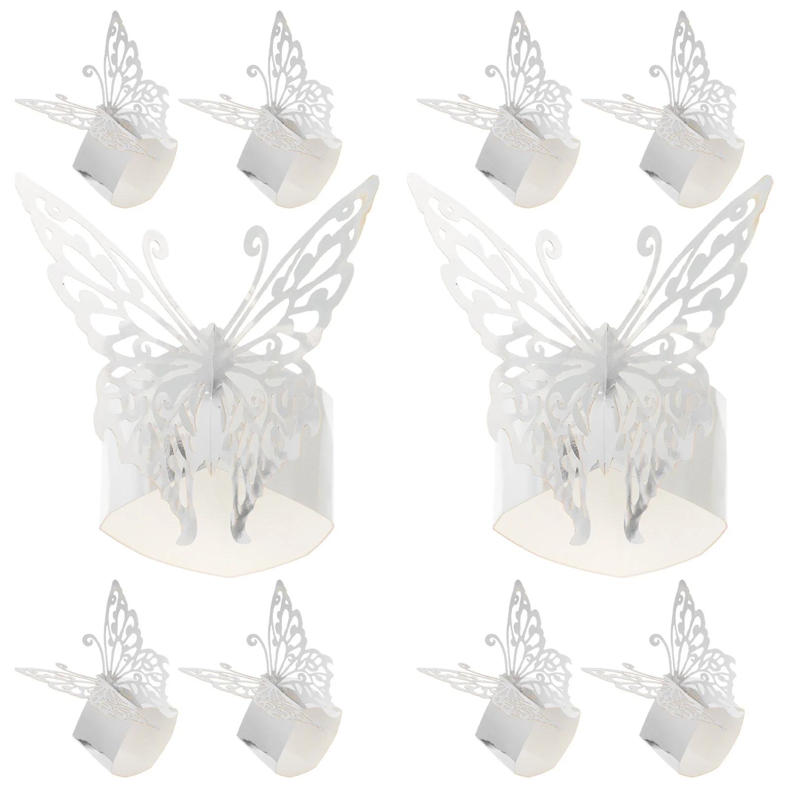 50Pcs Reusable Butterflies Napkin Rings Exquisite Design Party Dinner Decorations Safe Material Serviette Holders
50Pcs Reusable Butterflies Napkin Rings Exquisite Design Party Dinner Decorations Safe Material Serviette Holders
