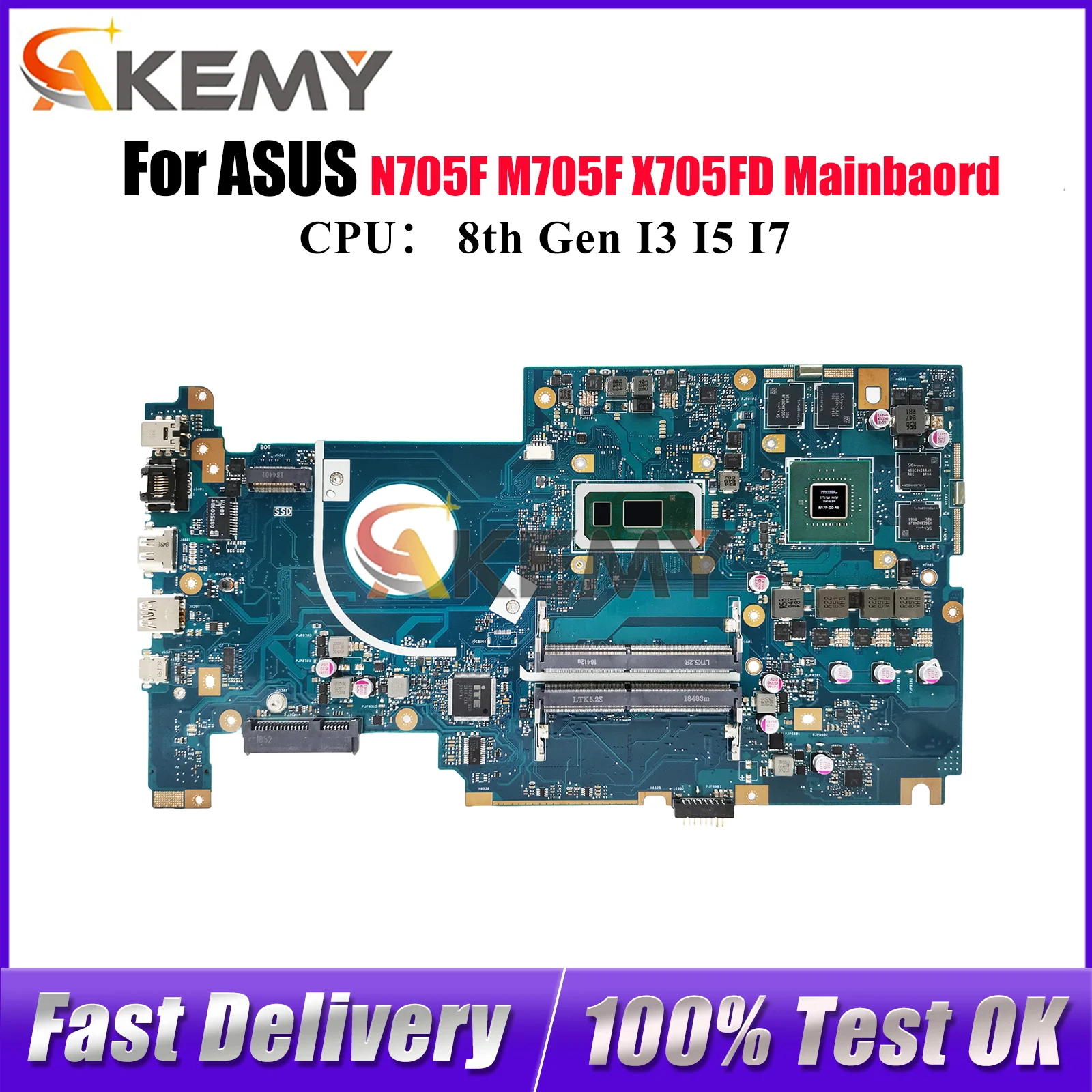 X705FD Laptop Motherboard For ASUS VivoBook X705FN X705F N705F M705F Notebook Mainboard With I3 I5 I7 CPU tests OK fast shipping
X705FD Laptop Motherboard For ASUS VivoBook X705FN X705F N705F M705F Notebook Mainboard With I3 I5 I7 CPU tests OK fast shipping