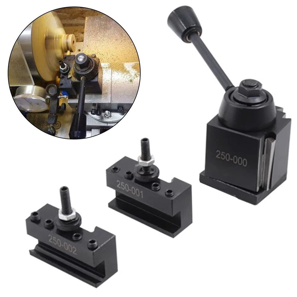 3pcs Tool Holder 250-000 250-001 250-002 Quick Change Wedge Type For Facing External Cutting Boring CNC Machine Tool Accessory
3pcs Tool Holder 250-000 250-001 250-002 Quick Change Wedge Type For Facing External Cutting Boring CNC Machine Tool Accessory