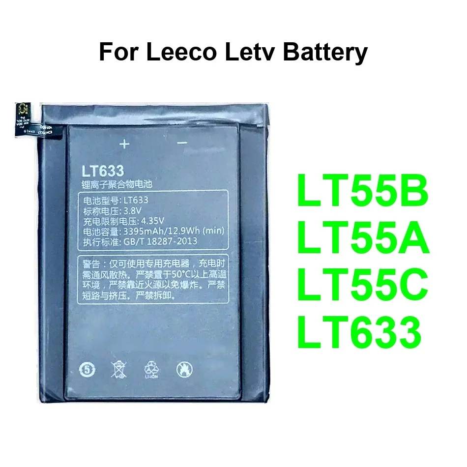 Mobile Phone Battery High-Efficiency LT55B LT55C LT633 3000-3400Mah For Leeco Letv LE 1 1S One S X660 Pro Max
Mobile Phone Battery High-Efficiency LT55B LT55C LT633 3000-3400Mah For Leeco Letv LE 1 1S One S X660 Pro Max