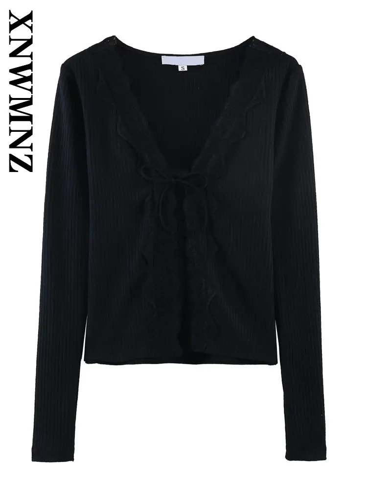 XNWMNZ 2026 Summer Lady Commuting Casual Long Sleeve O-Collar Knit Sweater Versatile Vintage Woman's Simple Slim Pullover Tie
XNWMNZ 2026 Summer Lady Commuting Casual Long Sleeve O-Collar Knit Sweater Versatile Vintage Woman's Simple Slim Pullover Tie