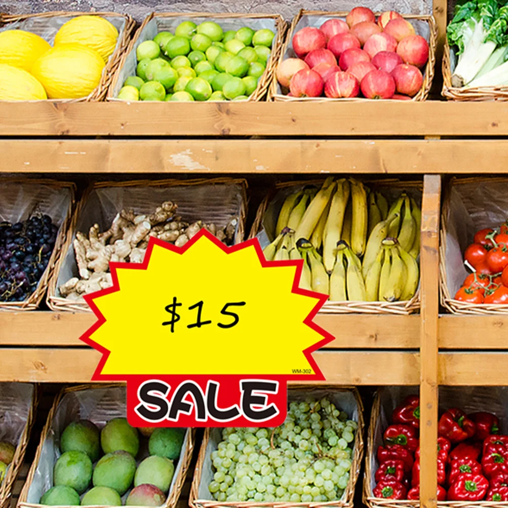 50Pcs Promotional Price Signs Bright Colors Paper Shop Advertising Tags Sale Events Promotional Price Signs
50Pcs Promotional Price Signs Bright Colors Paper Shop Advertising Tags Sale Events Promotional Price Signs