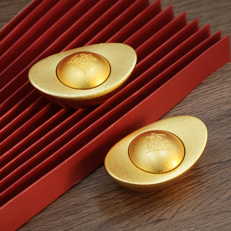 Brass Gold Ingot Rotating Fortune Rice Bowl Realistic Copper Ornament Home Office Treasure Basin Decoration Sandblasted Craft
Brass Gold Ingot Rotating Fortune Rice Bowl Realistic Copper Ornament Home Office Treasure Basin Decoration Sandblasted Craft