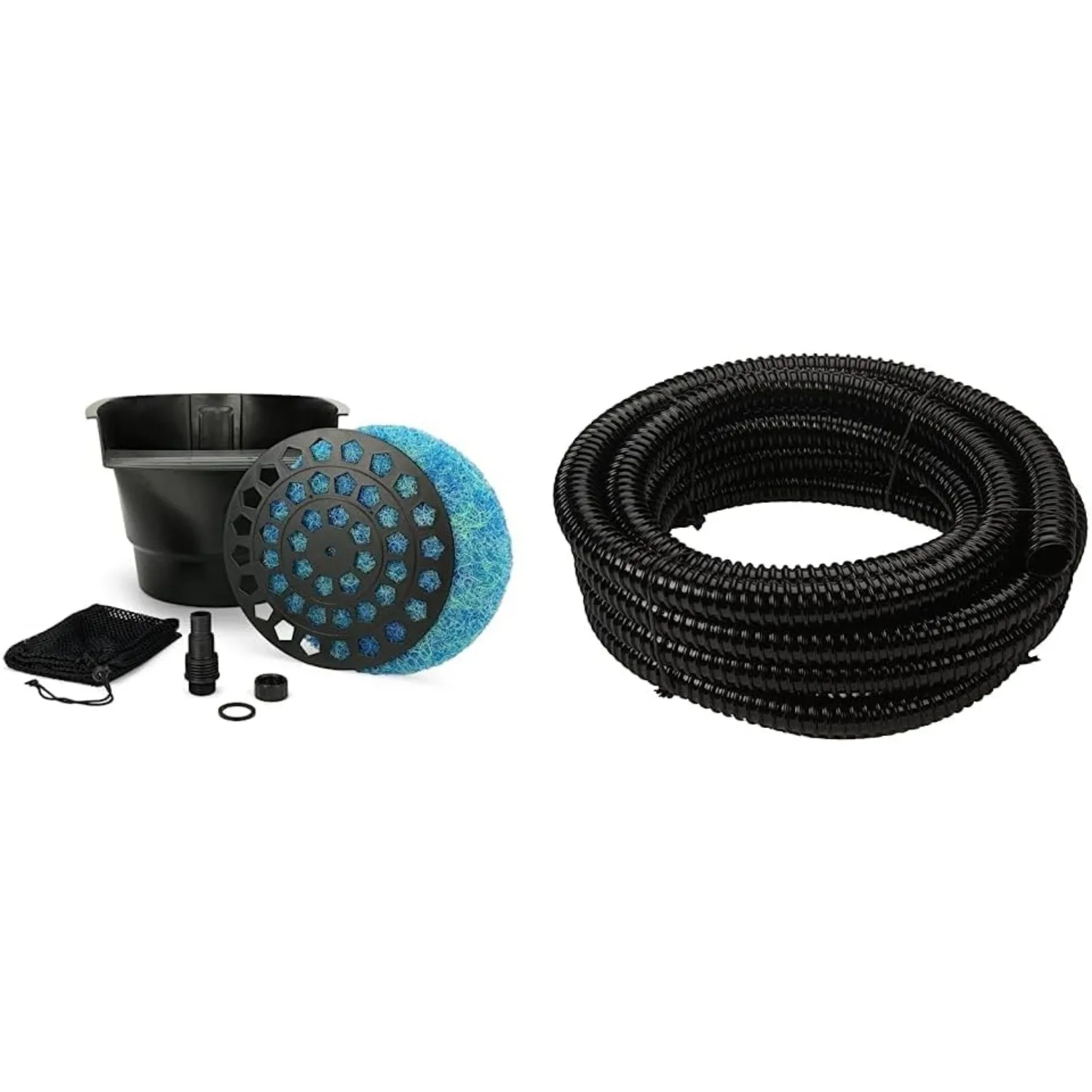 Pond Filter and Waterfall Spillway, Efficient Mechanical and Biological Filtration, Compact
Pond Filter and Waterfall Spillway, Efficient Mechanical and Biological Filtration, Compact