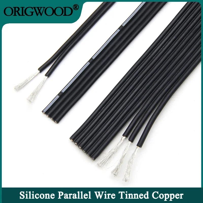 2/5/10M Silicone Parallel Wire 2P 4P 6P 8P 14P Multi-core 30 28 26 24 22 20AWG High Temperature Resistant Fexible Copper Cable
2/5/10M Silicone Parallel Wire 2P 4P 6P 8P 14P Multi-core 30 28 26 24 22 20AWG High Temperature Resistant Fexible Copper Cable