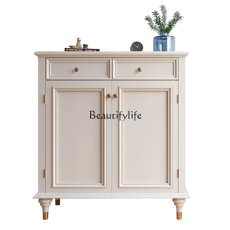 American light luxury entrance shoe cabinet solid wood multi-layer double door dust-proof small apartment entrance
American light luxury entrance shoe cabinet solid wood multi-layer double door dust-proof small apartment entrance