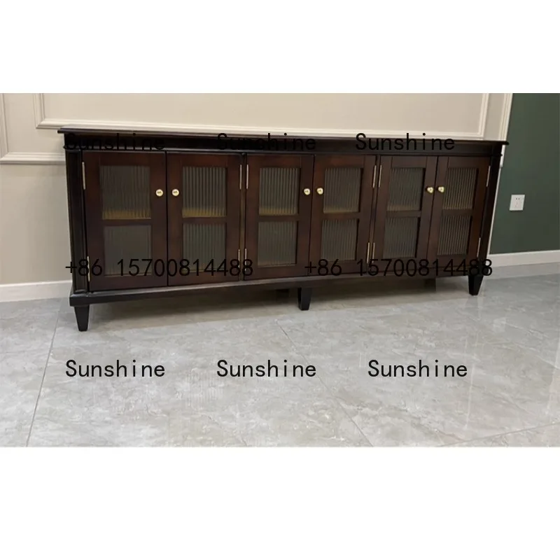 American retro solid wood TV cabinet small apartment living room TV high-end
American retro solid wood TV cabinet small apartment living room TV high-end