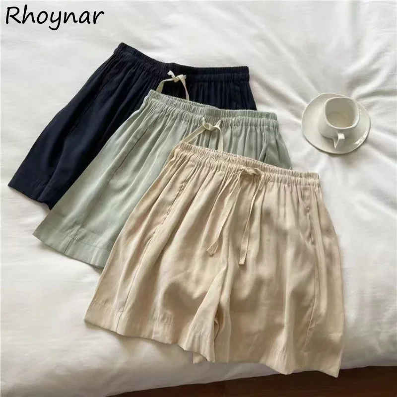 Summer Shorts Women Thin Baggy Drawstring Sporty All-match Wide Leg Trousers Korean Style Simple High Waist Casual Mujer Popular
Summer Shorts Women Thin Baggy Drawstring Sporty All-match Wide Leg Trousers Korean Style Simple High Waist Casual Mujer Popular