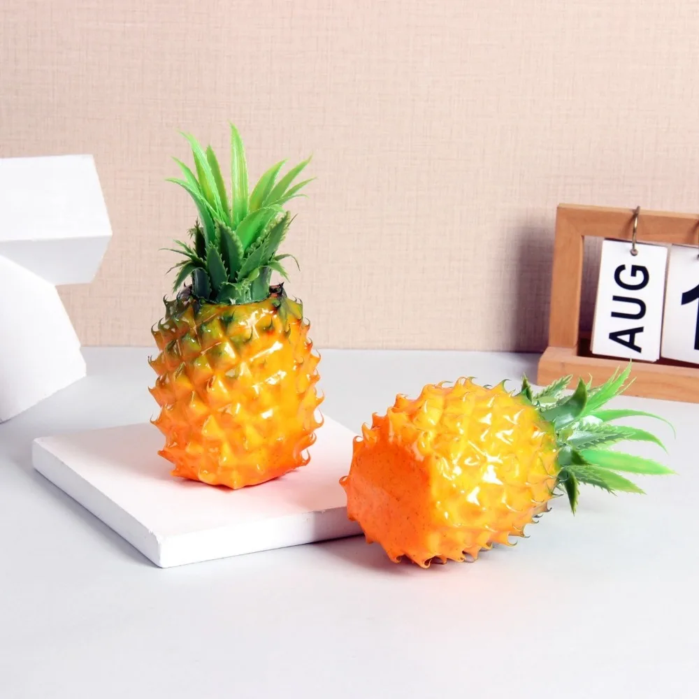 Tropical Fruits Artificial Pineapple Realistic Foam Simulation Pineapple Model DIY Craft Faux Pineapple Ornament Kitchen Table
Tropical Fruits Artificial Pineapple Realistic Foam Simulation Pineapple Model DIY Craft Faux Pineapple Ornament Kitchen Table