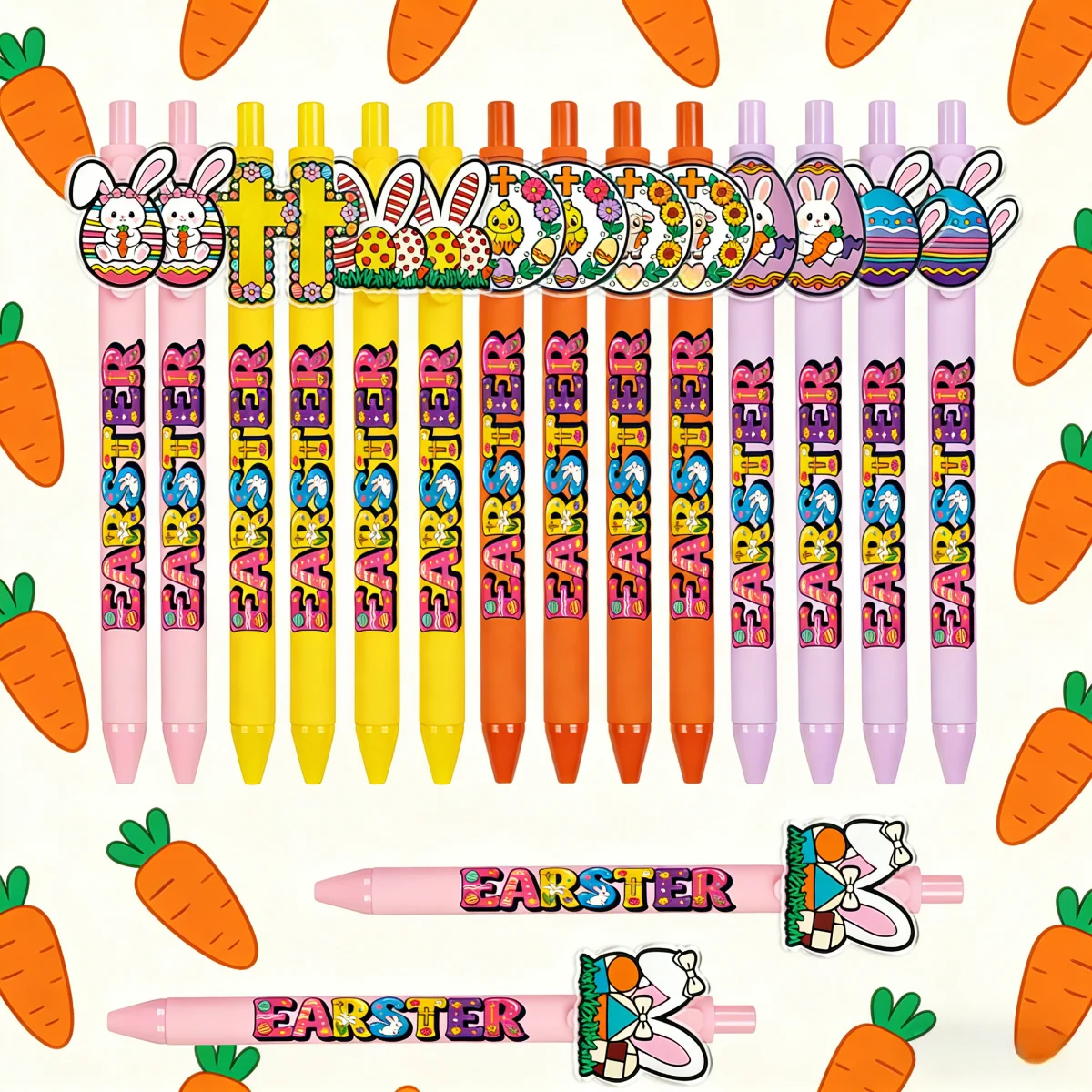 8 PCS / 16 PCS Easter Festival Ballpoint Pens - Pen for Commemorating Good Friday - Rabbit Easter Egg Push Pen
8 PCS / 16 PCS Easter Festival Ballpoint Pens - Pen for Commemorating Good Friday - Rabbit Easter Egg Push Pen