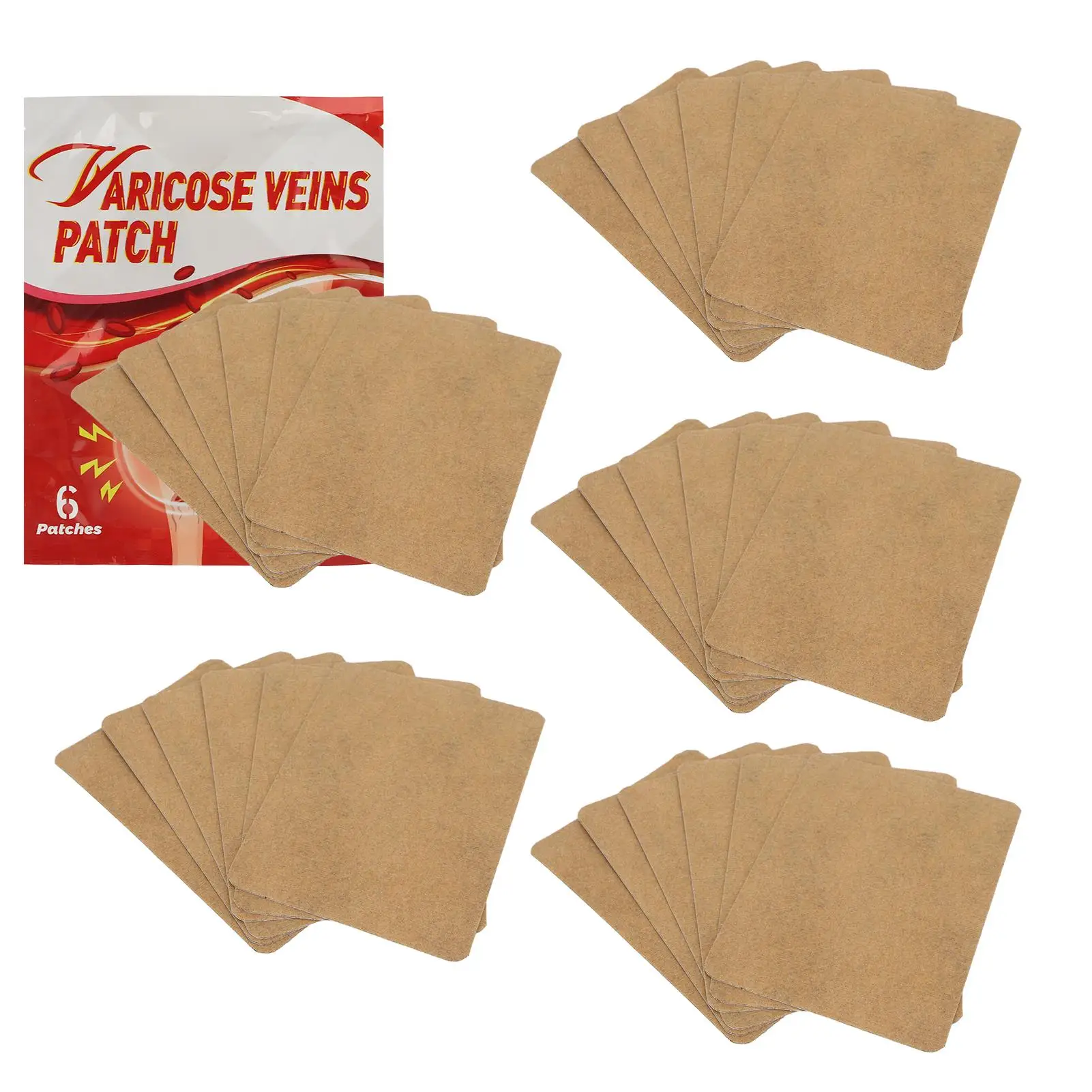 Adjustable Vein Care Patches for Spider Veins and Phlebitis Relief 30 Count Support Plaster for Leg Care
Adjustable Vein Care Patches for Spider Veins and Phlebitis Relief 30 Count Support Plaster for Leg Care