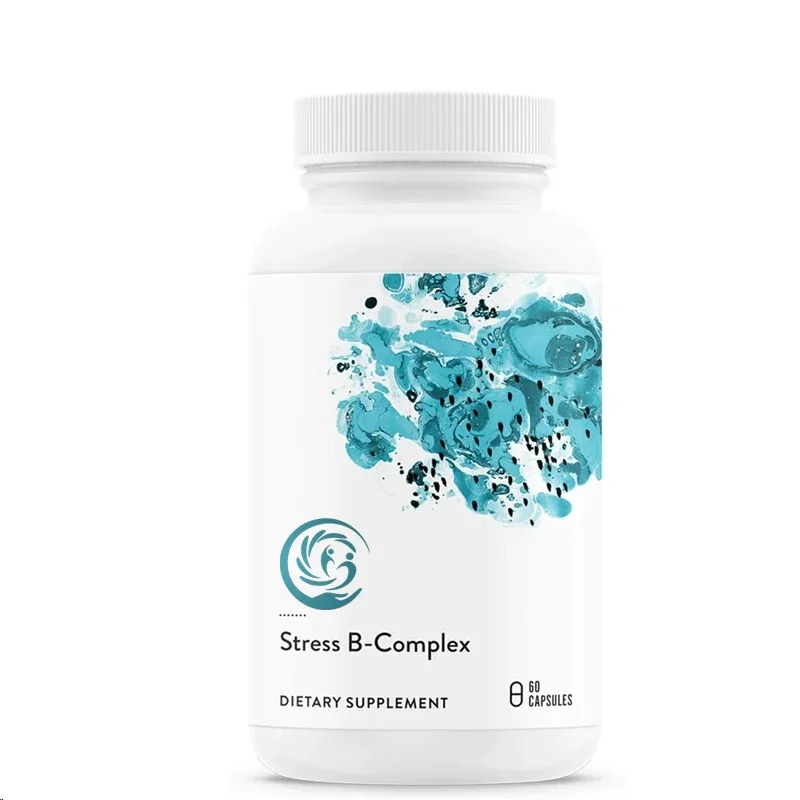 60 Capsules Stress B-Complex - Vitamins B2, B6, B12, and Folate - Used for Adrenal Support, Stress Management Immune Function
60 Capsules Stress B-Complex - Vitamins B2, B6, B12, and Folate - Used for Adrenal Support, Stress Management Immune Function