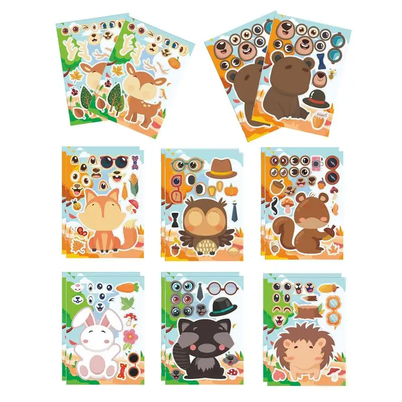 Make Your Own Stickers For Kids Puzzle Children's Cartoon Face Stickers Bright Colors Art Craft Stickers For Holiday Surprise
Make Your Own Stickers For Kids Puzzle Children's Cartoon Face Stickers Bright Colors Art Craft Stickers For Holiday Surprise