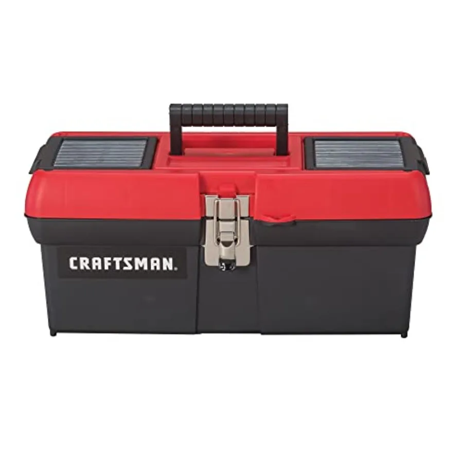 Tool Box, Lockable, 16 in., Red/Black
Tool Box, Lockable, 16 in., Red/Black