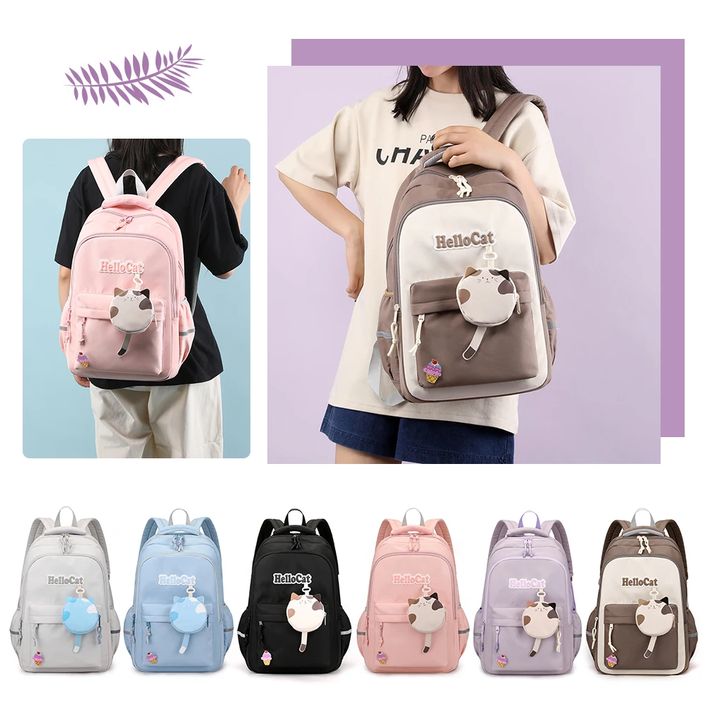 Nylon Campus Backpack Adjustable Shoulder Straps Cartoon Messenger Bag Multi Pocket Design with Zipper Campuses Supplies
Nylon Campus Backpack Adjustable Shoulder Straps Cartoon Messenger Bag Multi Pocket Design with Zipper Campuses Supplies