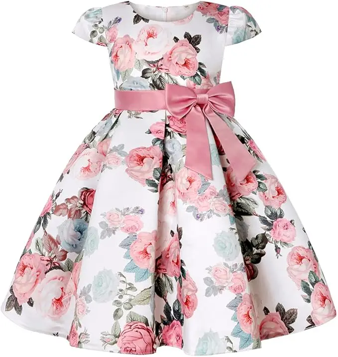 Snvdzo Toddler Girls Formal Dress With Bow For Wedding Birthday Evening Party Prom Banquet Princess Gown 2026
Snvdzo Toddler Girls Formal Dress With Bow For Wedding Birthday Evening Party Prom Banquet Princess Gown 2026