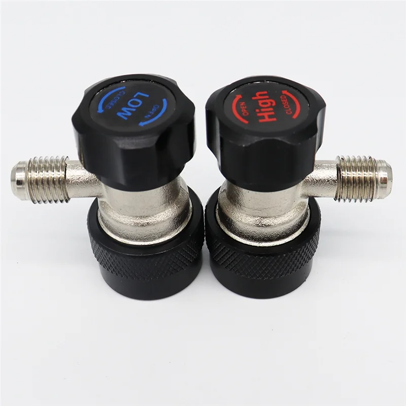 AA-R134A A/C AC Compressor R-134A Manual Quick Coupler Adapter Air Condition 1/4 SAE Connectors Accessories
AA-R134A A/C AC Compressor R-134A Manual Quick Coupler Adapter Air Condition 1/4 SAE Connectors Accessories