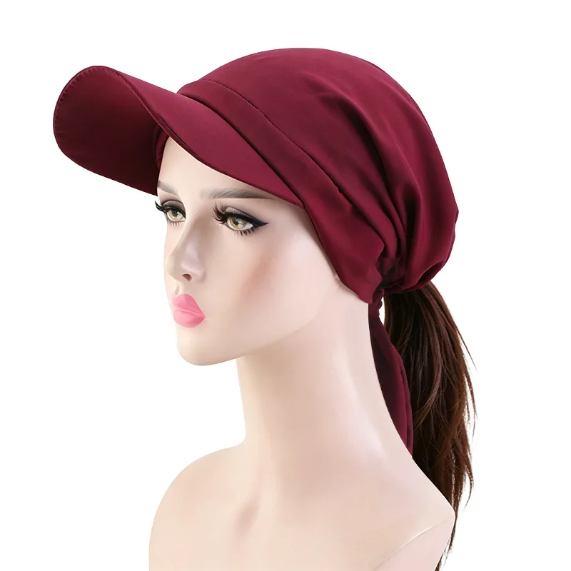 New Brim Baseball Cap with Adjustable Straps for Sun Protection Outdoor Beach Visor Hat Women Muslim Hijab Headscarf Headwear
New Brim Baseball Cap with Adjustable Straps for Sun Protection Outdoor Beach Visor Hat Women Muslim Hijab Headscarf Headwear