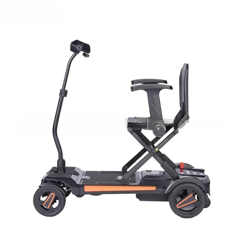 Automatic folding elderly scooter four-wheel electric portable elderly power battery car
Automatic folding elderly scooter four-wheel electric portable elderly power battery car